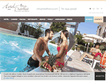 Tablet Screenshot of hotelfranca.com