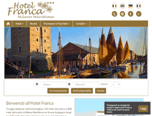 Tablet Screenshot of hotelfranca.net